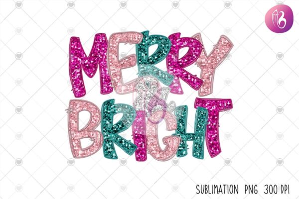 christmas-fuax-sequin-merry-and-bright
