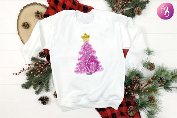 pink-christmas-tree-sequin-faux