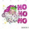 Faux Sequin Pink Santa Ho Ho Ho faux-sequin-pink-santa-ho-ho-ho