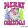 Faux Sequin Merry Christmas Pink Santa faux-sequin-merry-christmas-pink-santa