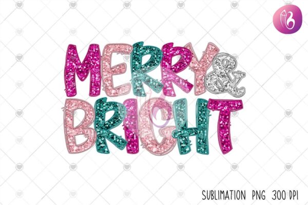 faux-sequin-merry-and-bright-christmas