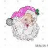 pink-santa-faux-sequin-glitter-christmas