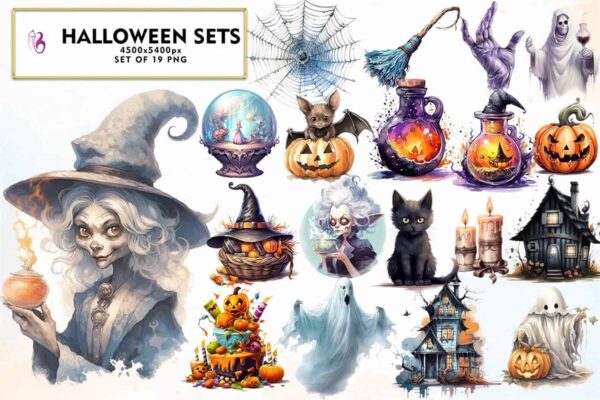 halloween-sets-sublimation-clipart