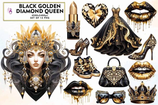 black-golden-diamond-queen-sublimation