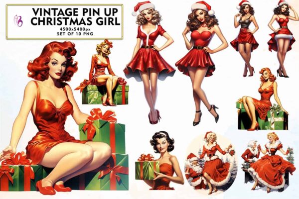 vintage-pin-up-christmas-girl-clipart