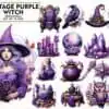 vintage-purple-witch-sublimation-clipart