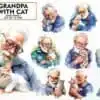 Grandpa with Cat Sublimation grandpa-with-cat-sublimation