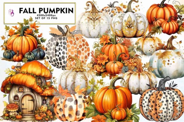 fall-pumpkins-sublimation-clipart