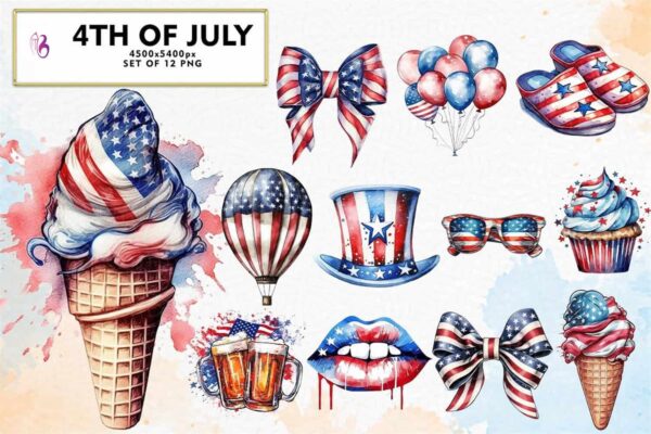 4th-of-july-bundle-sublimation-clipart