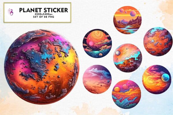 planet-sticker-sublimation-clipart