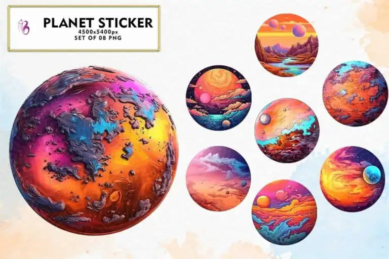 planet-sticker-sublimation-clipart
