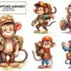 Adventure Monkey Sublimation Clipart adventure-monkey-sublimation-clipart