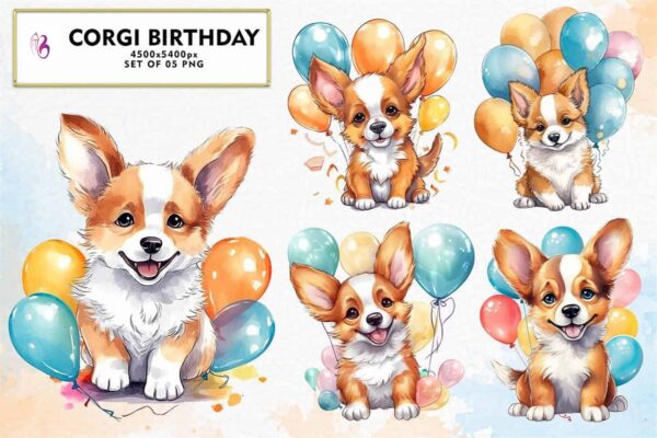corgi-birthday-sublimation-clipart