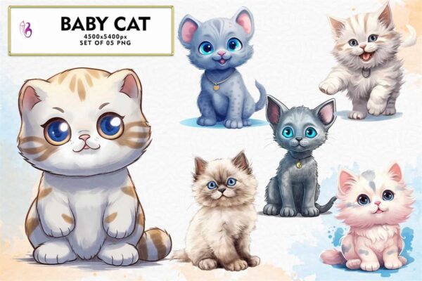 baby-cat-watercolor-sublimation-clipart