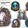 Fairy Moon Doors Watercolor Sublimation fairy-moon-doors-watercolor-sublimation