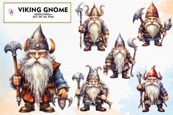 viking-gnome-watercolor-sublimation