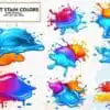 Paint Stain Colors Sublimation Clipart paint-stain-colors-sublimation-clipart