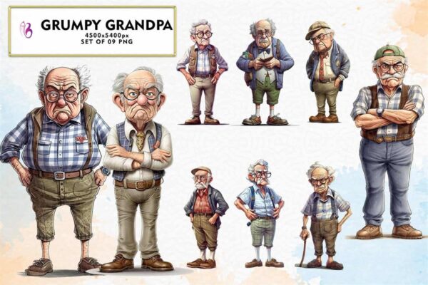 grumpy-grandpa-sublimation-clipart