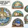 Beautiful Stained Glass Baby God Clipart beautiful-stained-glass-baby-god-clipart