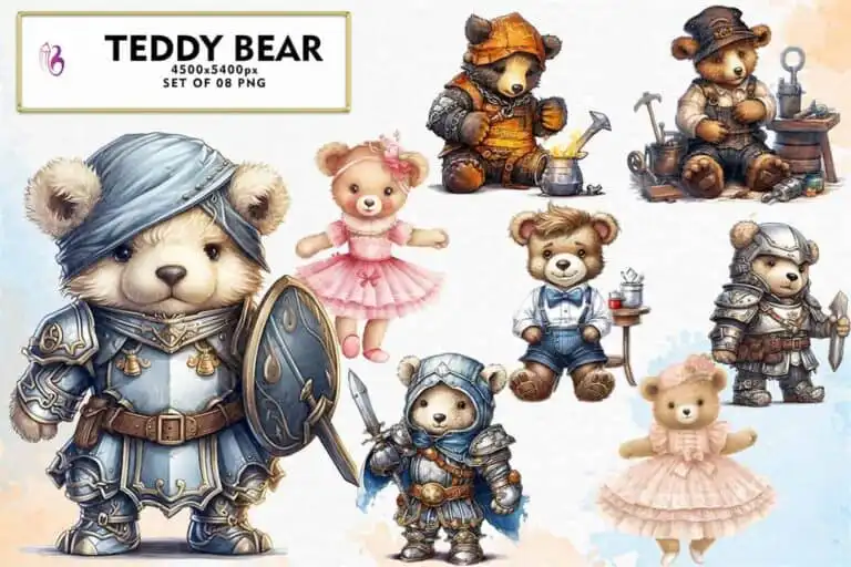 teddy-bear-watercolor-sublimation