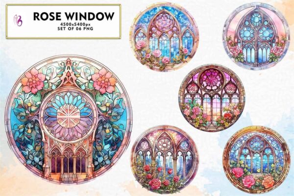 rose-window-sublimation-clipart