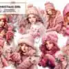 Pink Christmas Girl Sublimation Clipart pink-christmas-girl-sublimation-clipart