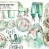 mint-boho-baby-set-sublimation-clipart