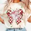 Retro Santa Coquette Christmas Bow PNG retro-santa-coquette-christmas-bow-png