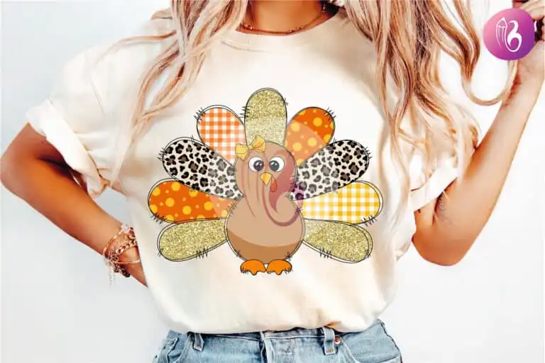 glitter-thanksgiving-girl-turkey-png