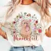 Girl Thanksgiving Floral Turkey PNG girl-thanksgiving-floral-turkey-png