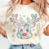 coquette-glitter-christmas-reindeer-png