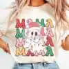 Colorful Christmas Mama Ghost PNG colorful-christmas-mama-ghost-png