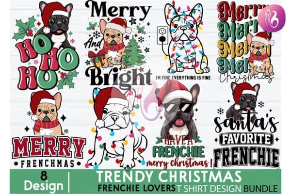 christmas-french-bulldog-t-shirt-bundle