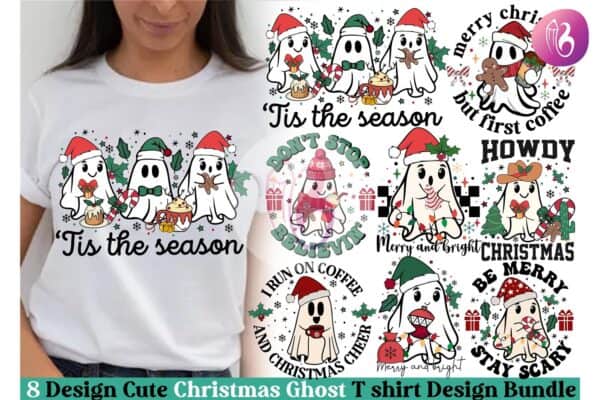 best-selling-cute-ghost-christmas-design