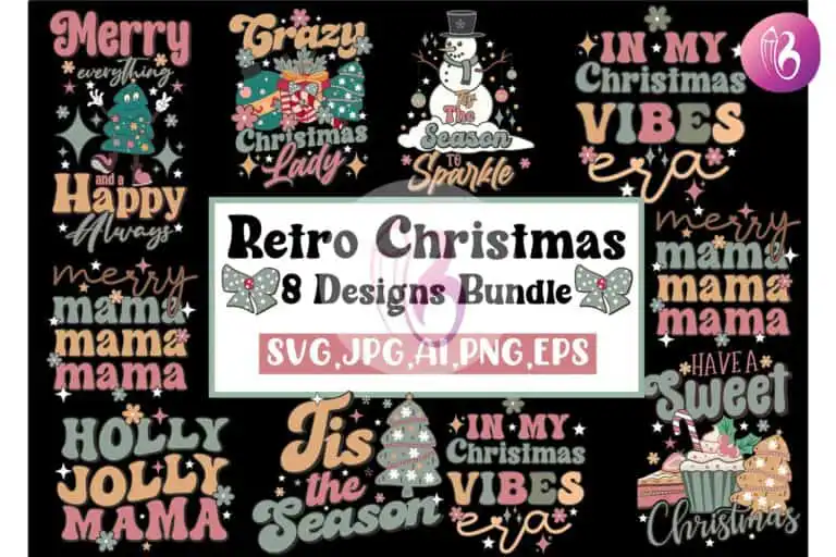 retro-christmas-t-shirt-designs-bundle