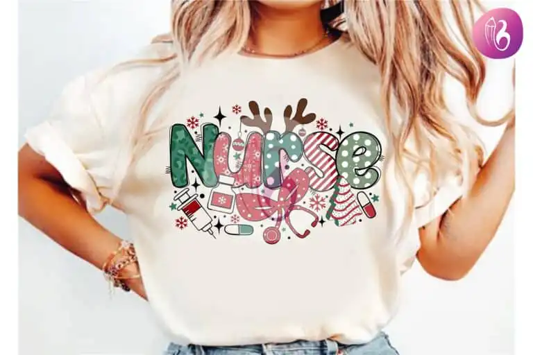 nurse-coquette-bow-christmas-stethoscope