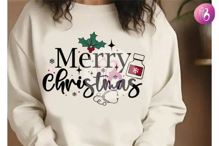 merry-christmas-nurse-t-shirt-design