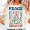 Peace Joy Christmas Boho Tree Floral PNG peace-joy-christmas-boho-tree-floral-png