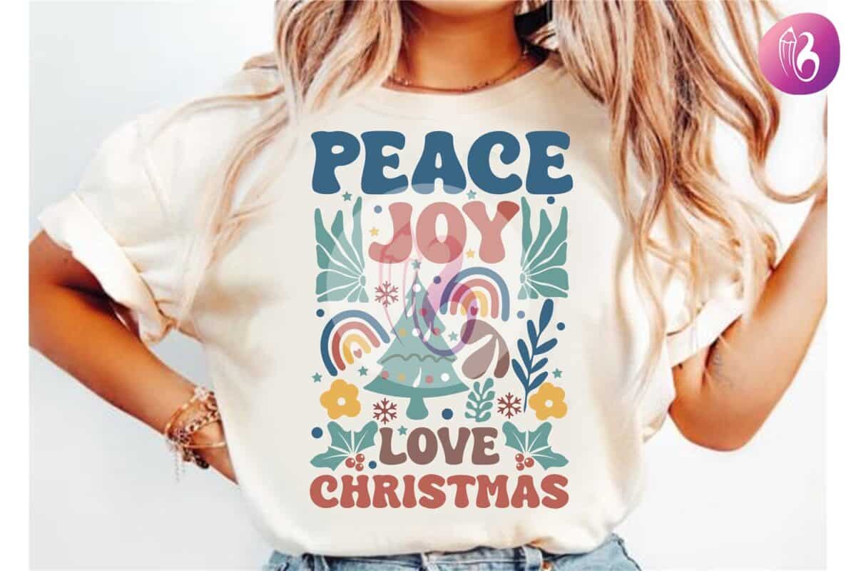 peace-joy-christmas-boho-tree-floral-png
