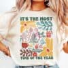 boho-floral-christmas-tree-t-shirt-png