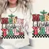 Merry Christmas Groovy Doodle Dots SVG merry-christmas-groovy-doodle-dots-svg