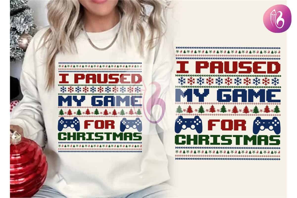 i-paused-my-game-for-ugly-christmas-svg