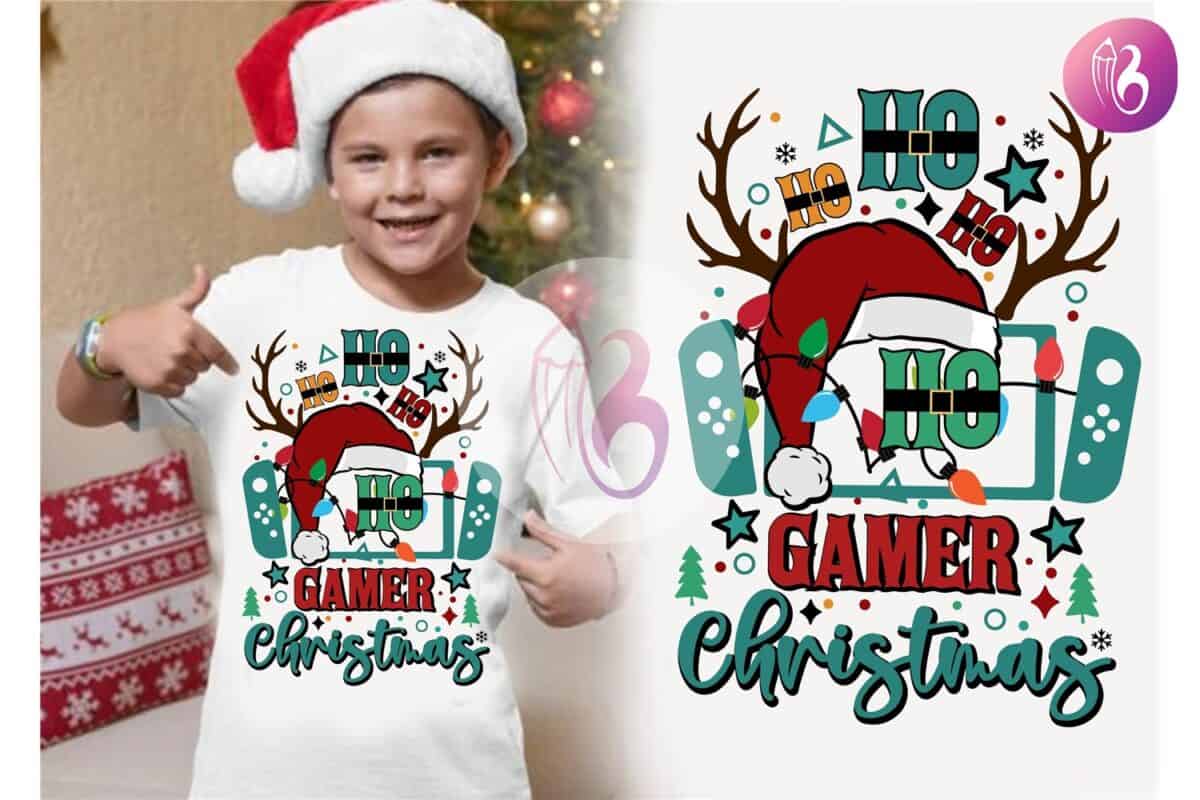 funny-kids-christmas-gamer-t-shirt-svg
