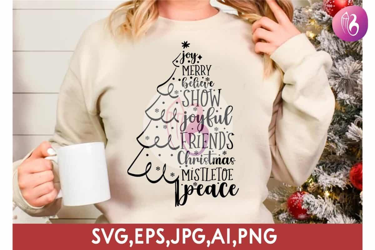 merry-joyful-believe-christmas-tree-svg
