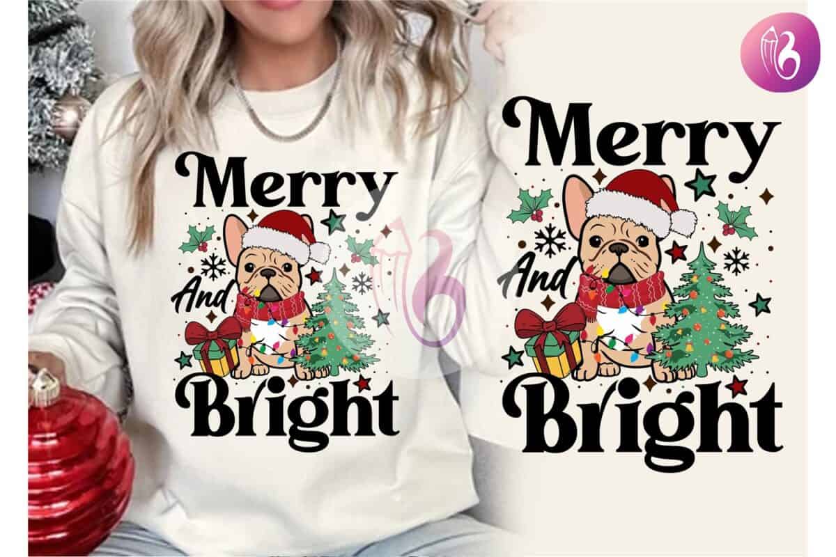 christmas-lights-french-bulldog-t-shirt