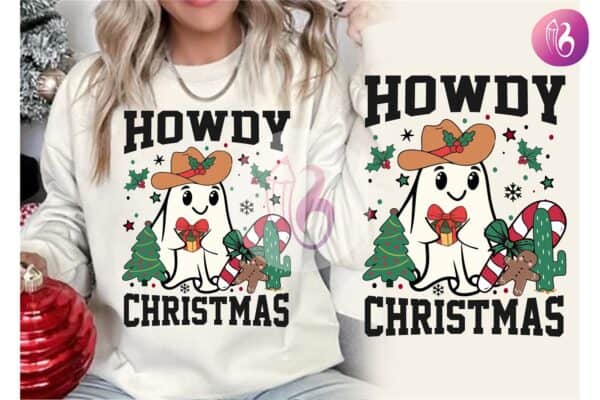 howdy-christmas-cute-ghost-howdy-t-shirt