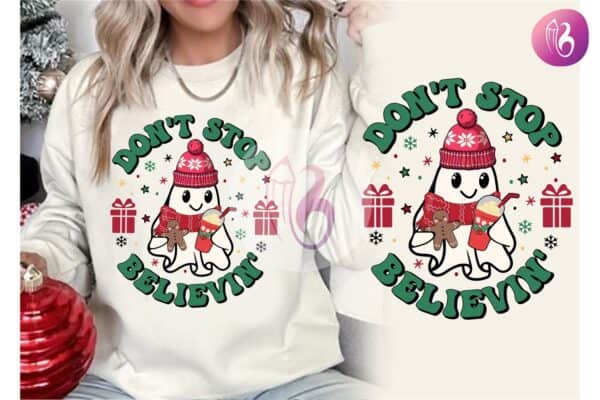 dont-stop-believin-cute-christmas-ghost