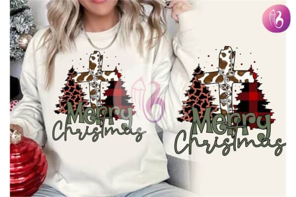 jesus-merry-christmas-buffalo-plaid-png