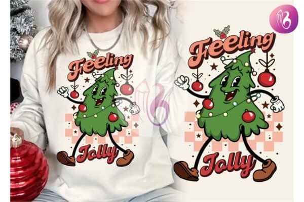 feeling-jolly-christmas-t-shirt-design