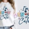 im-snow-cute-winter-snowman-png-t-shirt